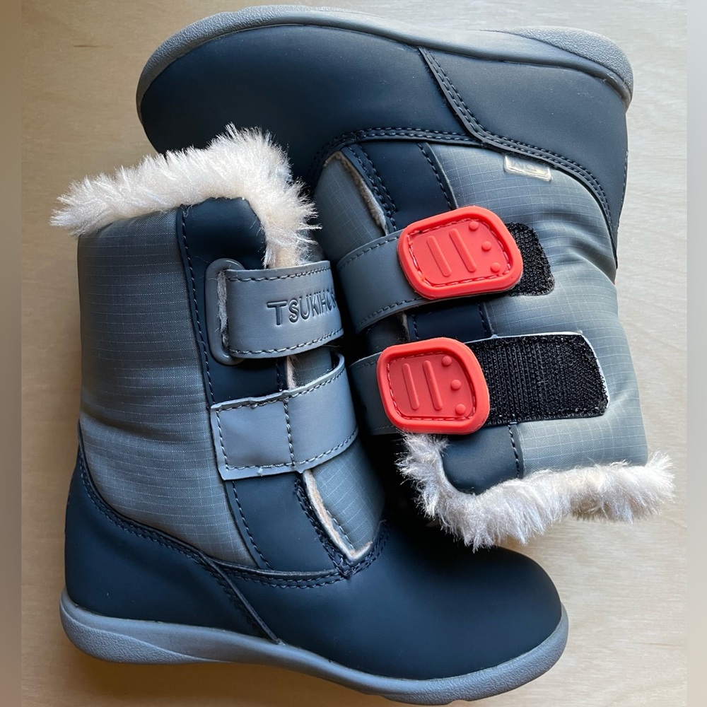 Tsukihoshi Teddy Winter Boots Toddler Size 6.5